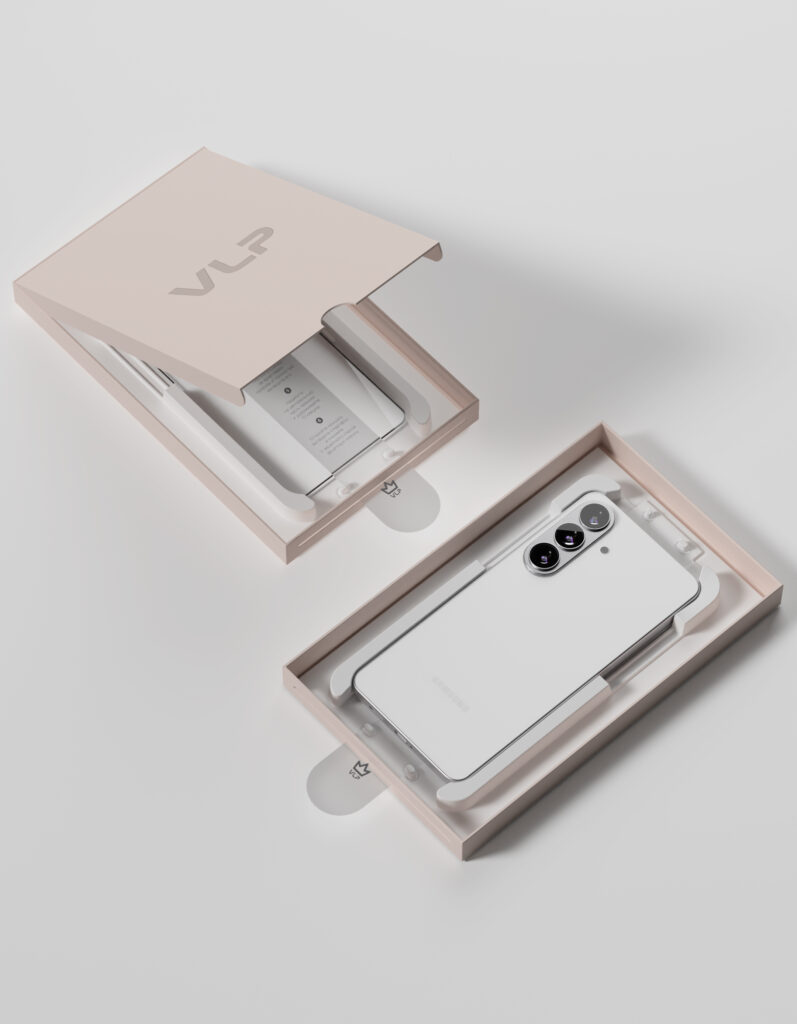 Protective glass 2.5D VLP Easy Box for Samsung Galaxy S26 Plus, with black frame