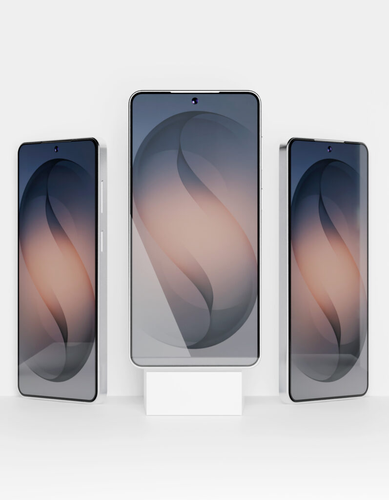 Protective glass 2.5D VLP A Glass for Samsung Galaxy S26 Plus, with black frame