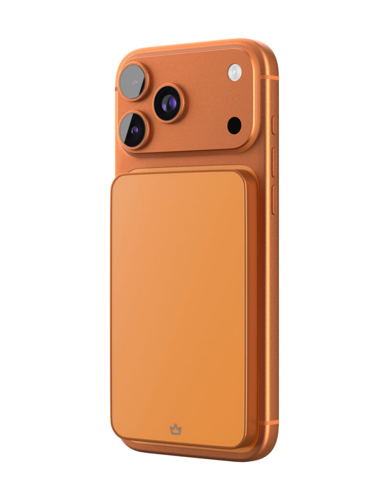 Powerbank VLP Diamond Energy MagSafe, Qi2, 5000 mAh, 3A, USB-C, orange
