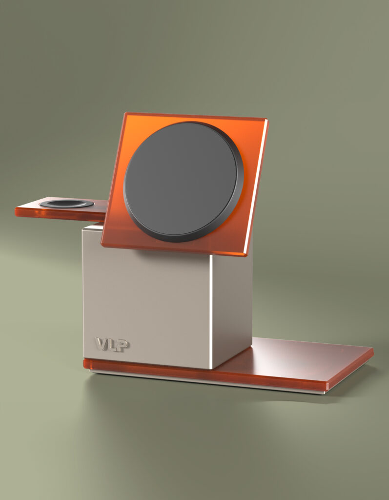 Wireless charger VLP NEO Qi2.2, Apple Watch, amber gray