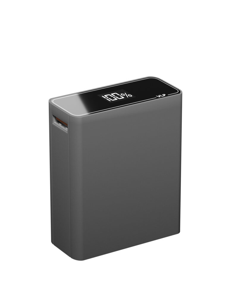 Powerbank VLP B-Energy 10000 mAh 30W, usb-c, usb-a , steel gray