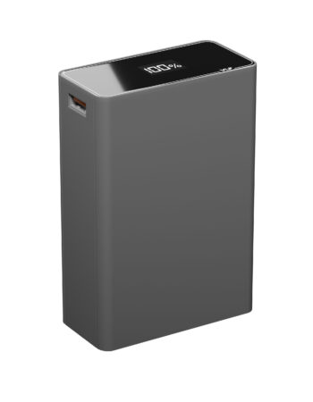Аккумулятор внешний VLP B-Energy 20000 mAh 65W, USB-C, USB-A , steel gray