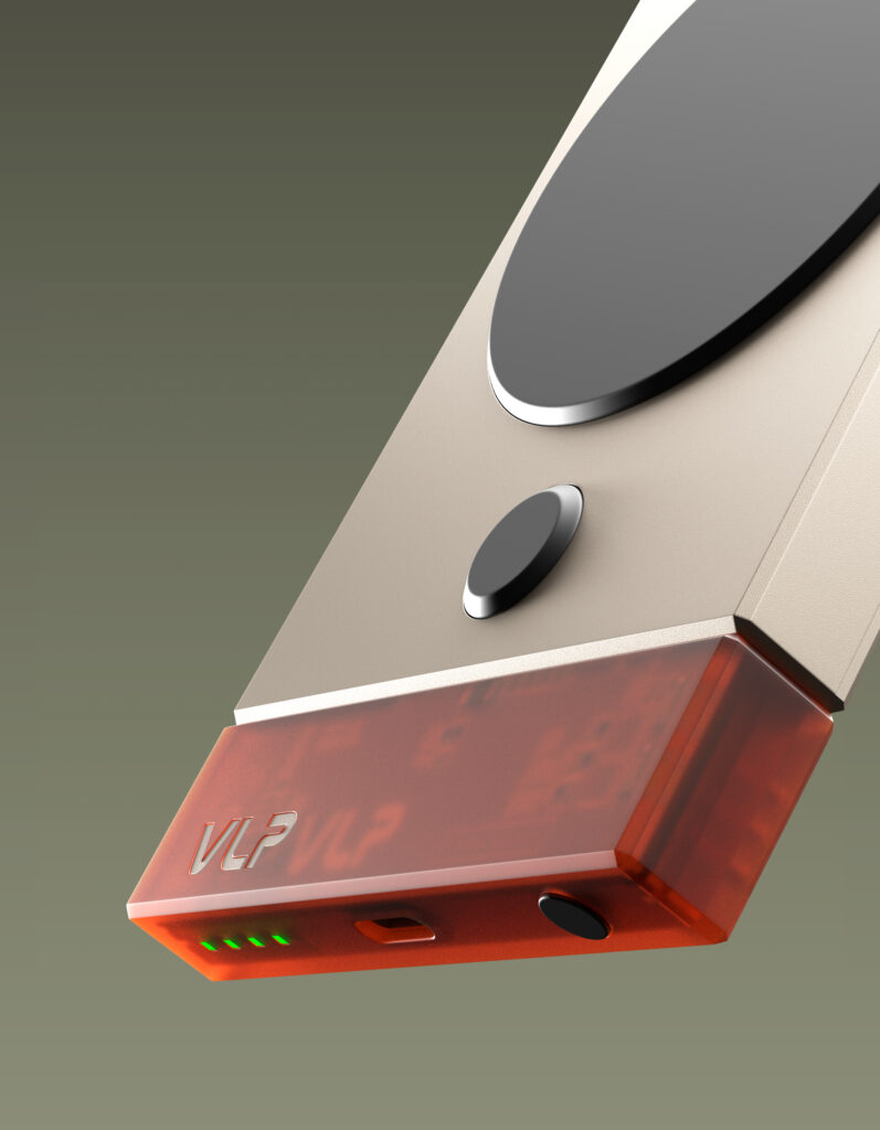 Powerbank VLP NEO MagSafe Qi2.2, 5000 mAh, 3A, USB-C, amber gray