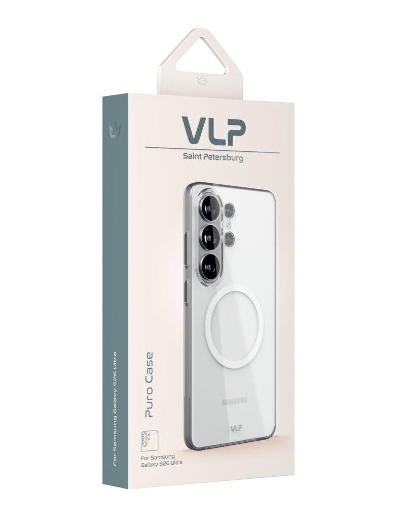 Case VLP Puro Case with MagSafe for Samsung Galaxy S26 Ultra, transparent