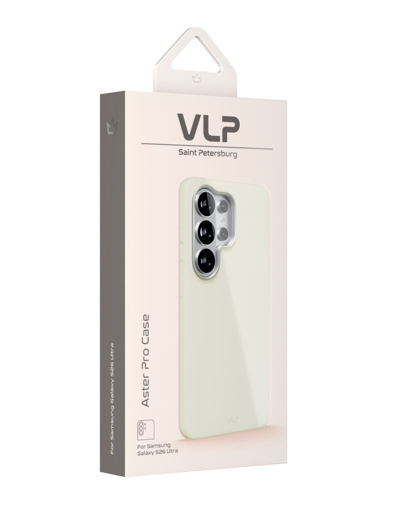 Case VLP Aster Pro Case with MagSafe for Samsung Galaxy S26 Ultra, white