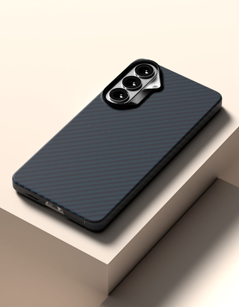 Case VLP Kevlar Case with MagSafe for Samsung Galaxy S26, blue