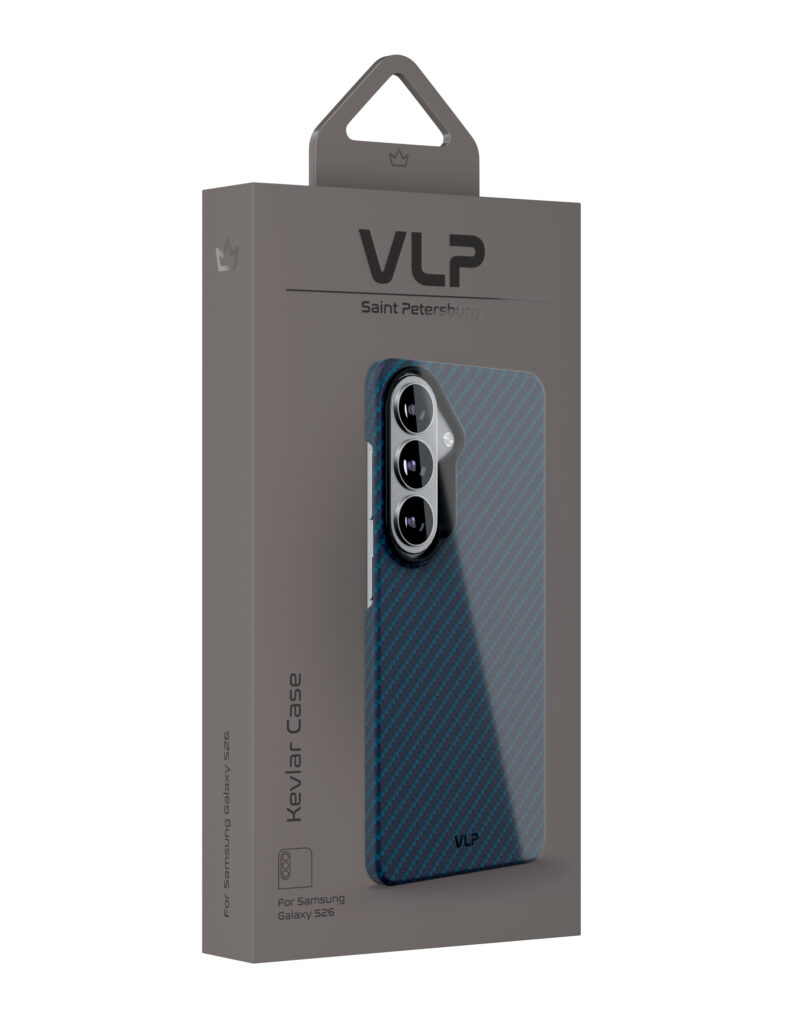 Case VLP Kevlar Case with MagSafe for Samsung Galaxy S26, blue