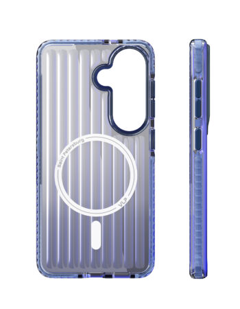 Чехол защитный VLP Pulse Case с MagSafe для Samsung Galaxy S26, синий