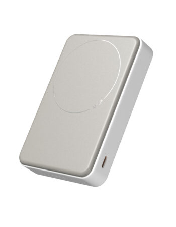 Аккумулятор внешний VLP Solid Energy 10000 mAh Qi2 30W, серый