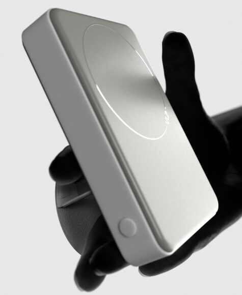 Аккумулятор внешний VLP Solid Energy 10000 mAh Qi2 30W, серый