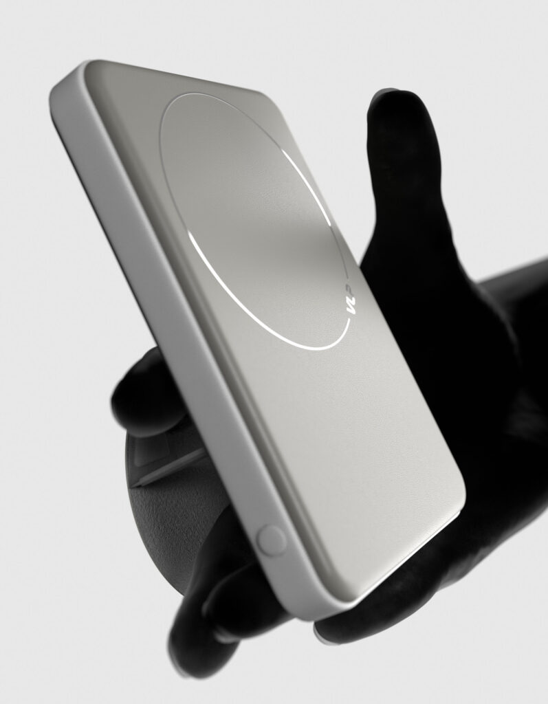 Powerbank VLP Solid Energy 5000 mAh Qi2 20W, steel gray