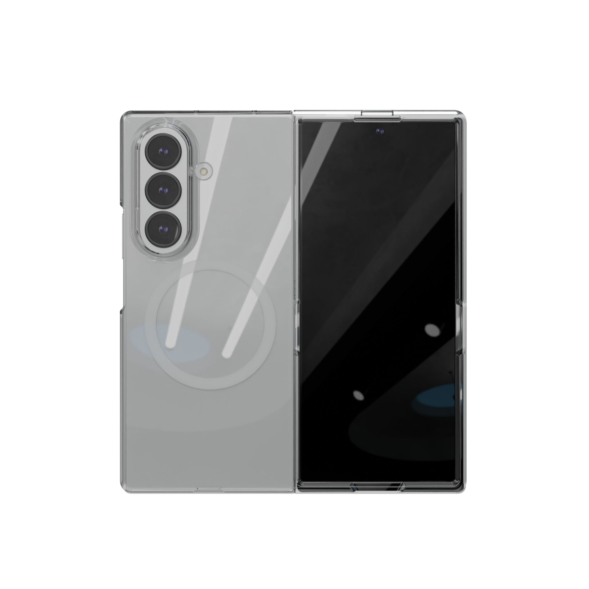 Чехол защитный VLP Puro Case с MagSafe для Samsung Galaxy Z Fold 8 Ultra, прозрачный