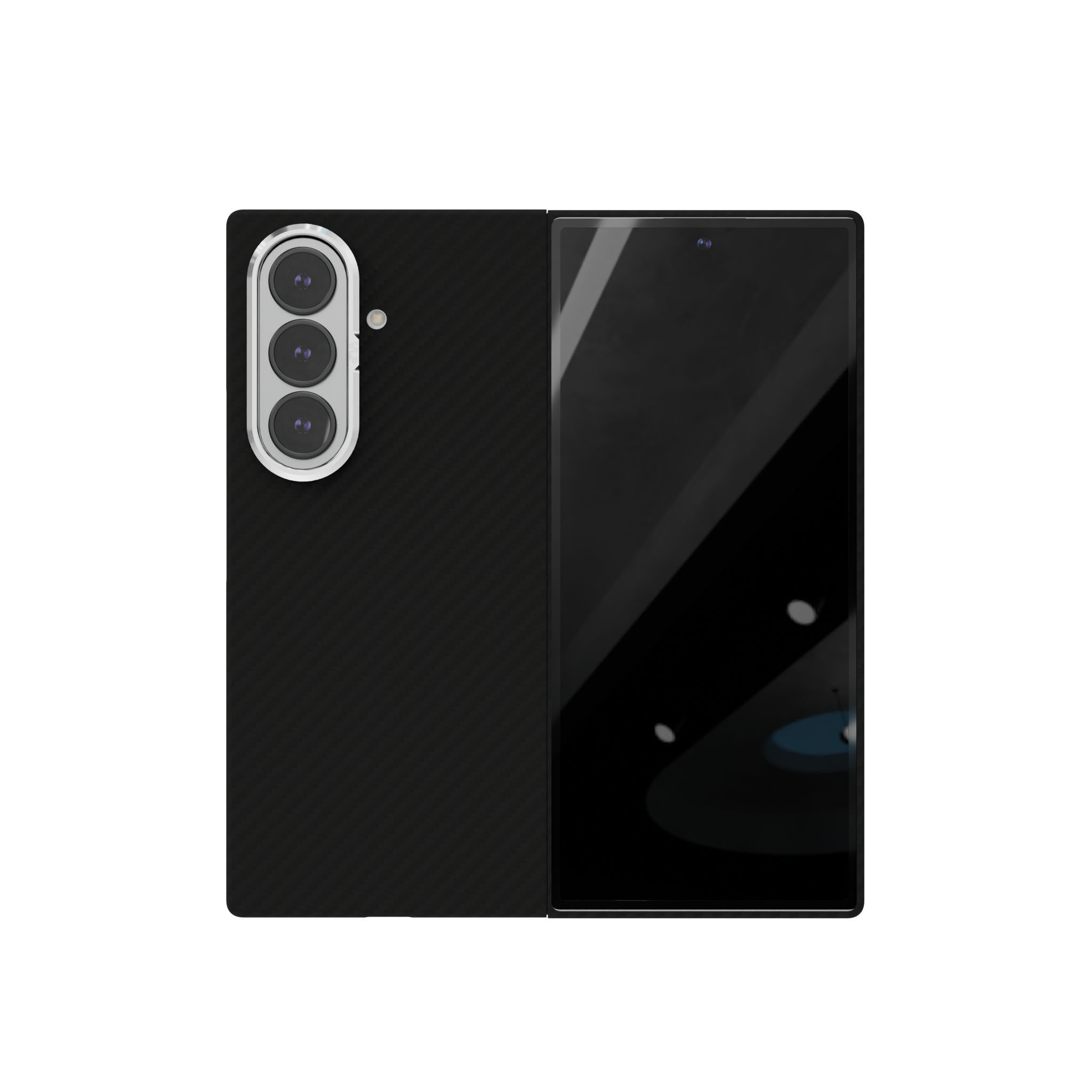 Чехол защитный VLP Kevlar Case с MagSafe для Samsung Galaxy Z Fold 8 Ultra, черный