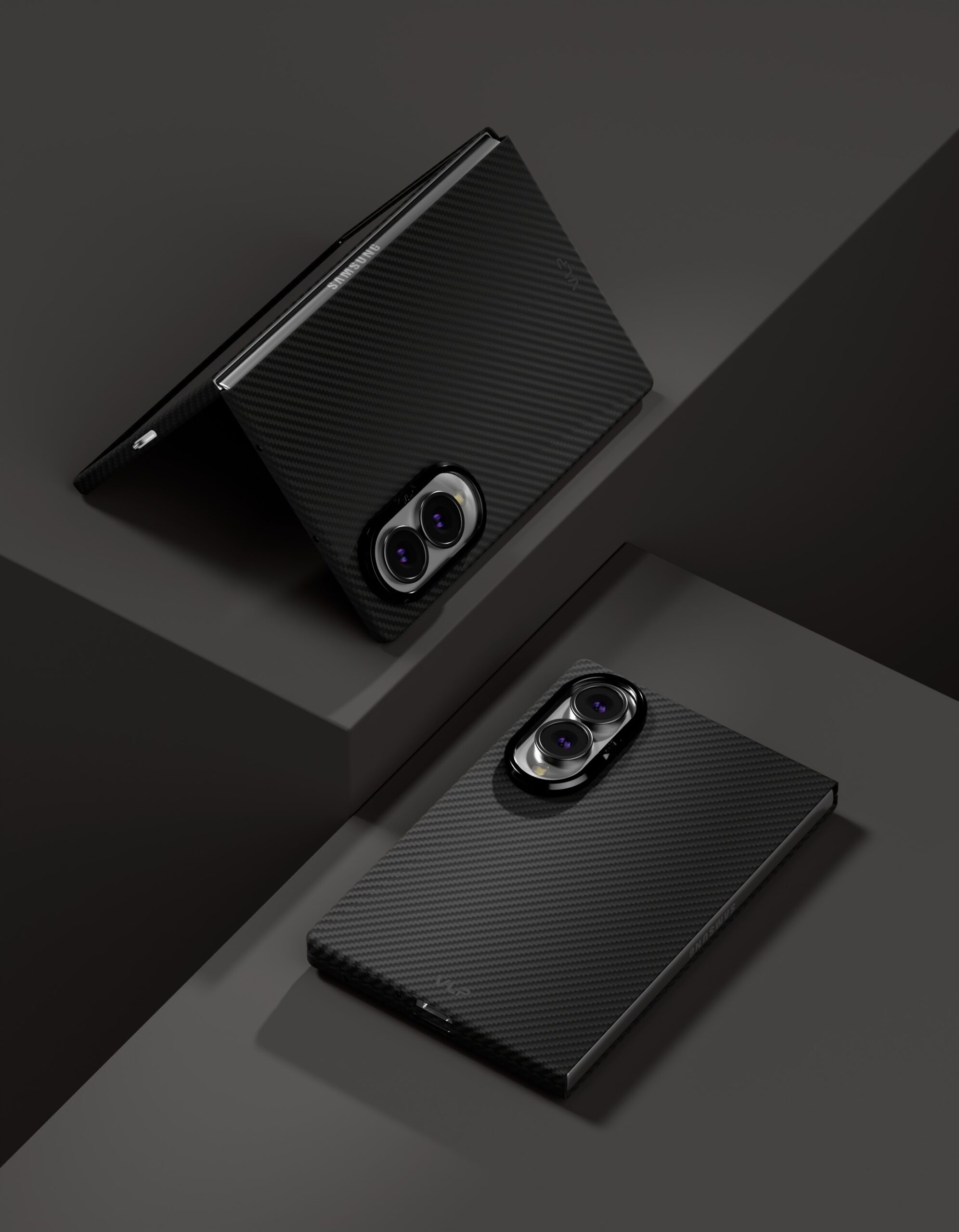 Чехол защитный VLP Kevlar Case с MagSafe для Samsung Galaxy Z Fold 8, черный