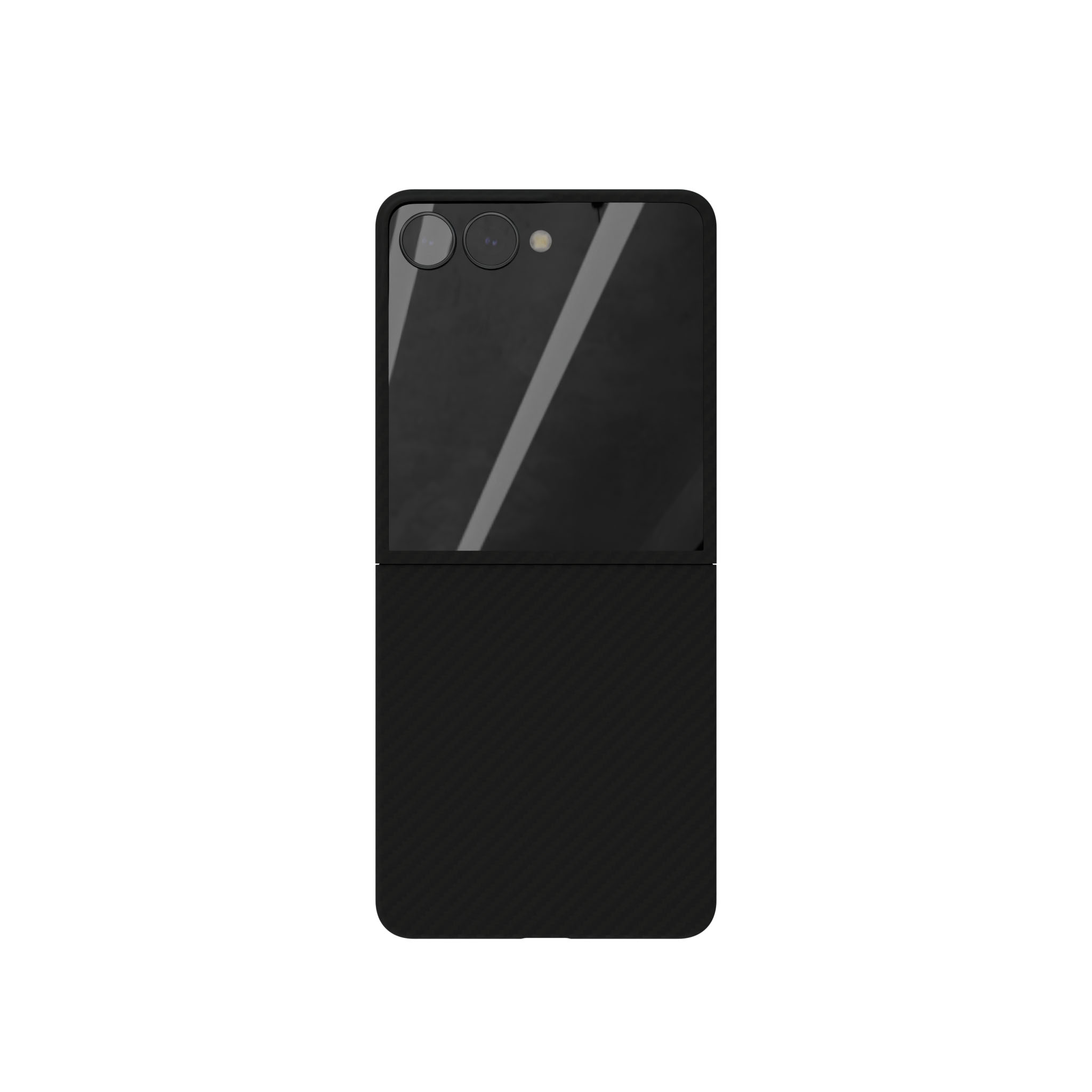 Чехол защитный VLP Kevlar Case с MagSafe для Samsung Galaxy Z Flip 8, черный