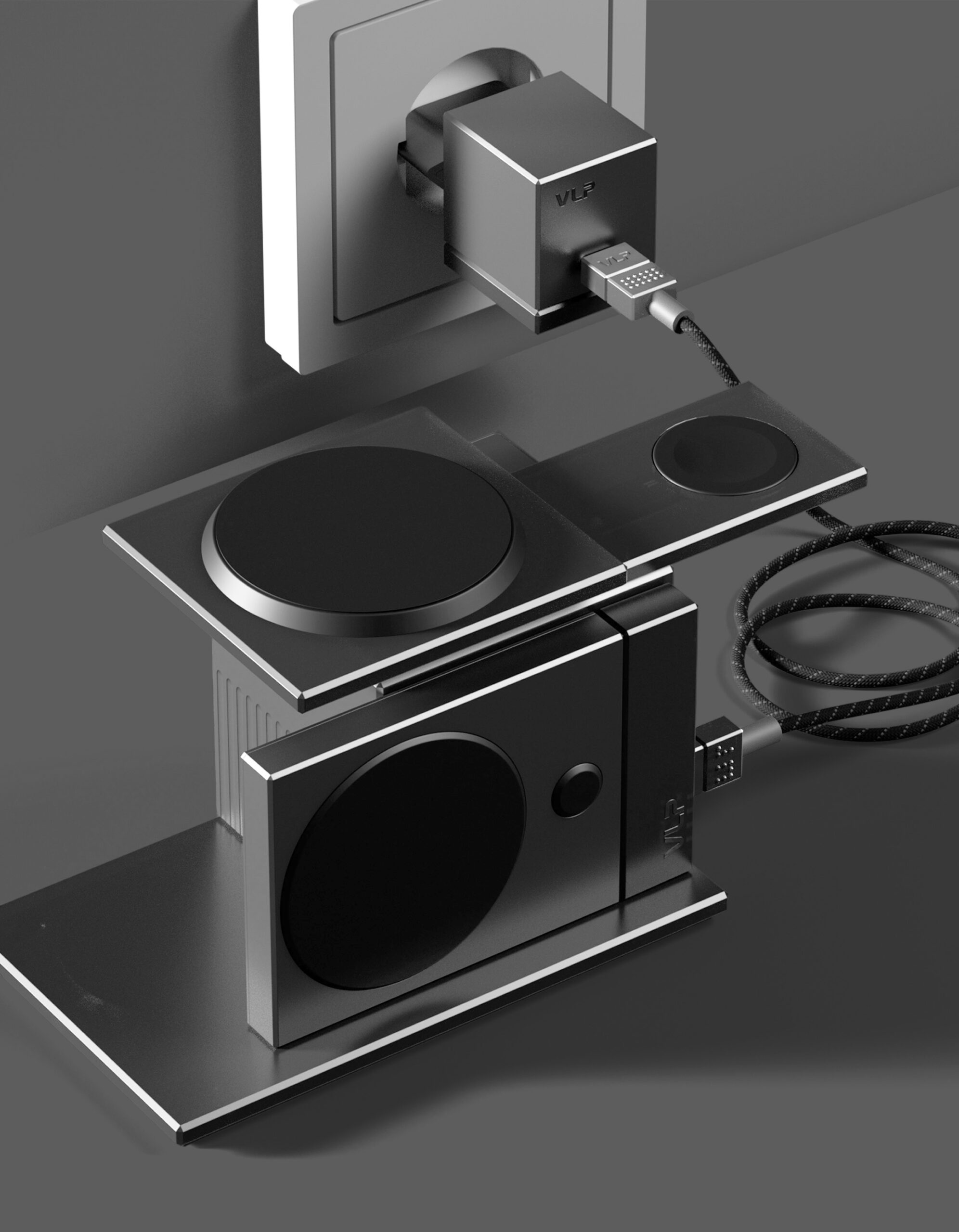 Беспроводное зарядное устройство VLP NEO Qi2.2, Apple Watch, Phantom