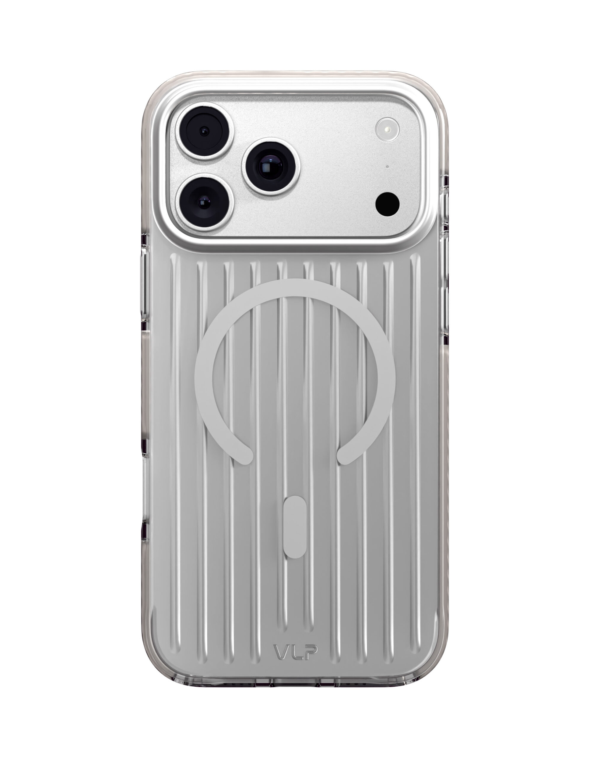 Чехол защитный VLP Pulse Case с MagSafe для iPhone 18 Pro Max, серебристый