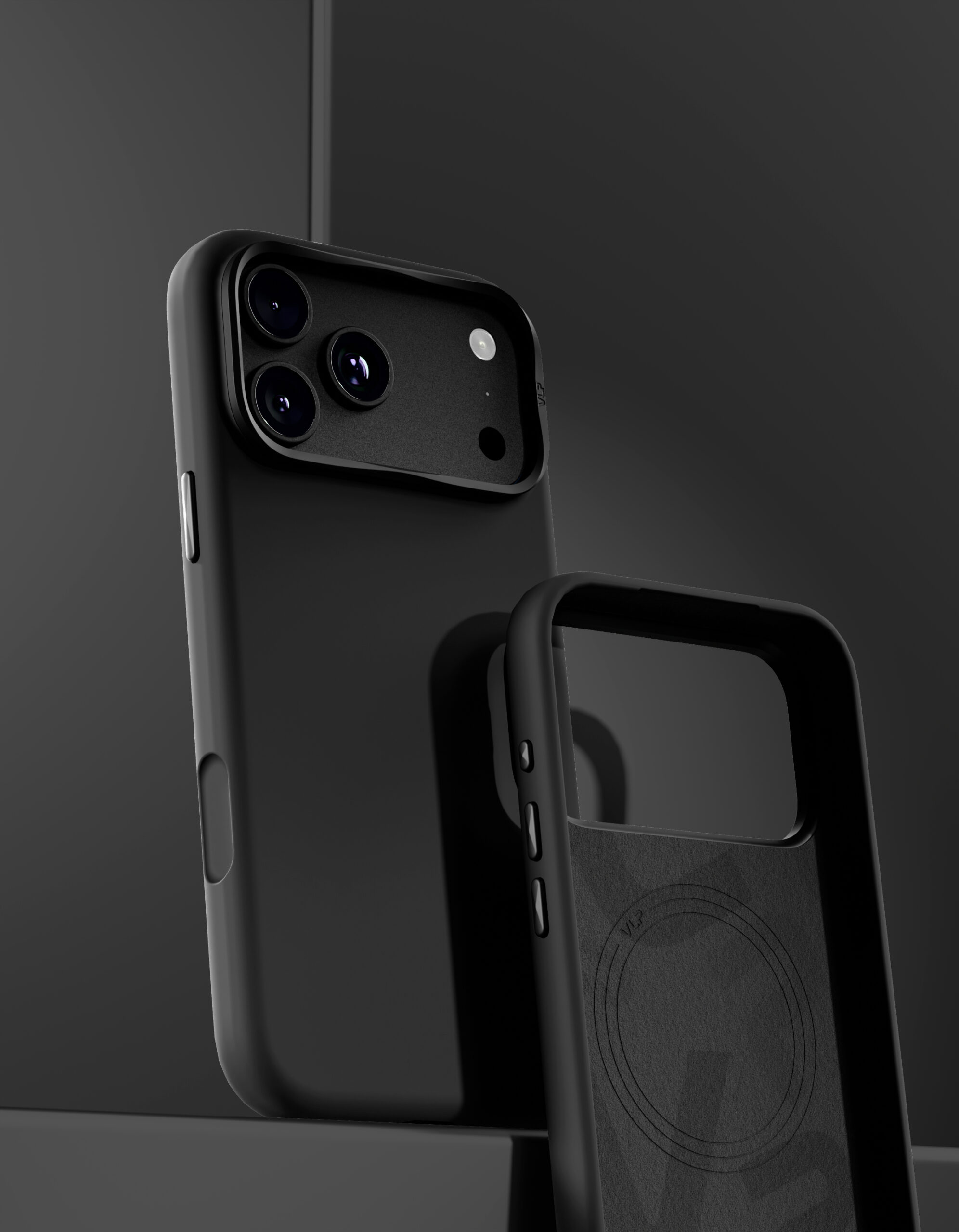 Чехол защитный VLP Aster Pro Case с MagSafe для iPhone 18 Pro, черный