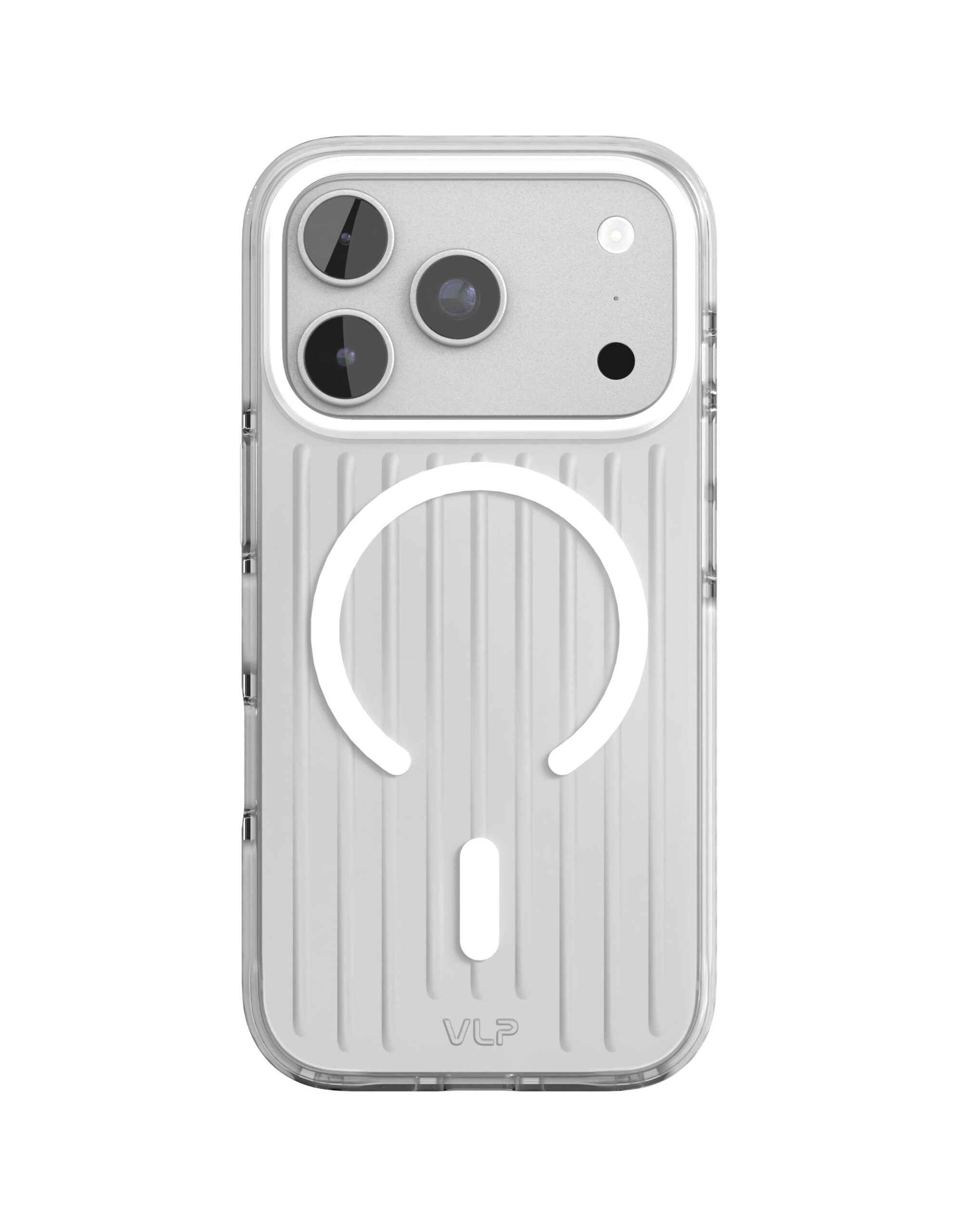 Чехол защитный VLP Pulse Case с MagSafe для iPhone 18 Pro, серебристый