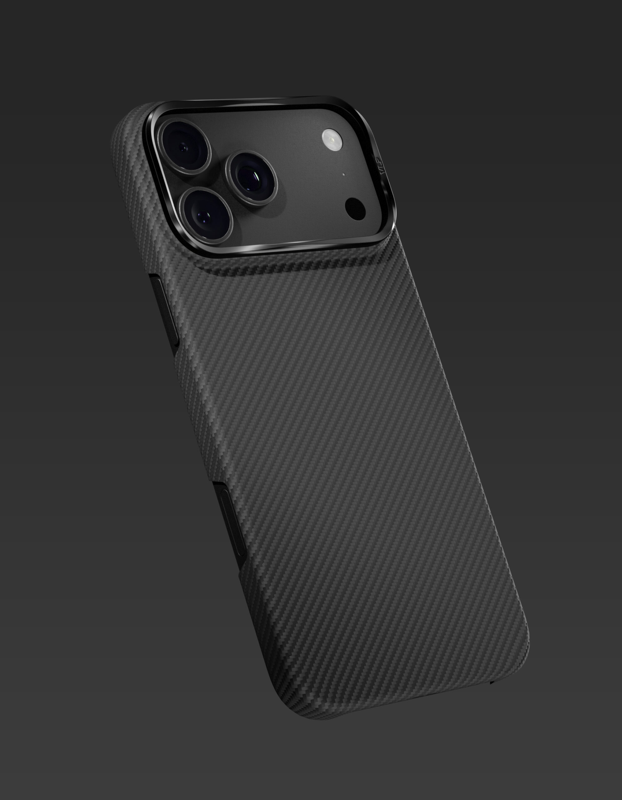 Чехол защитный VLP Kevlar Case с MagSafe для iPhone 18 Pro, черный