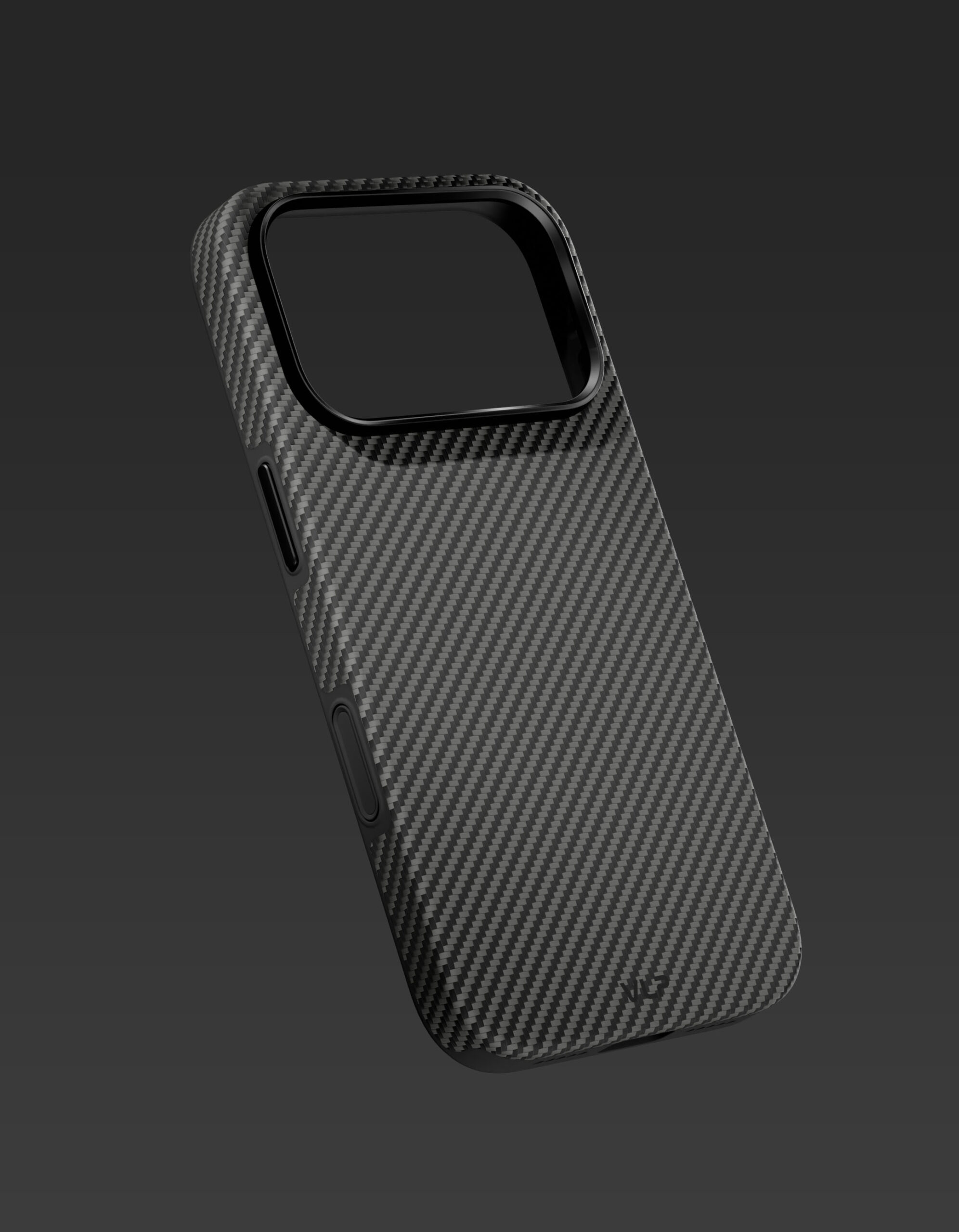Чехол защитный VLP Kevlar Hybrid Case с MagSafe для iPhone 18 Pro, черный