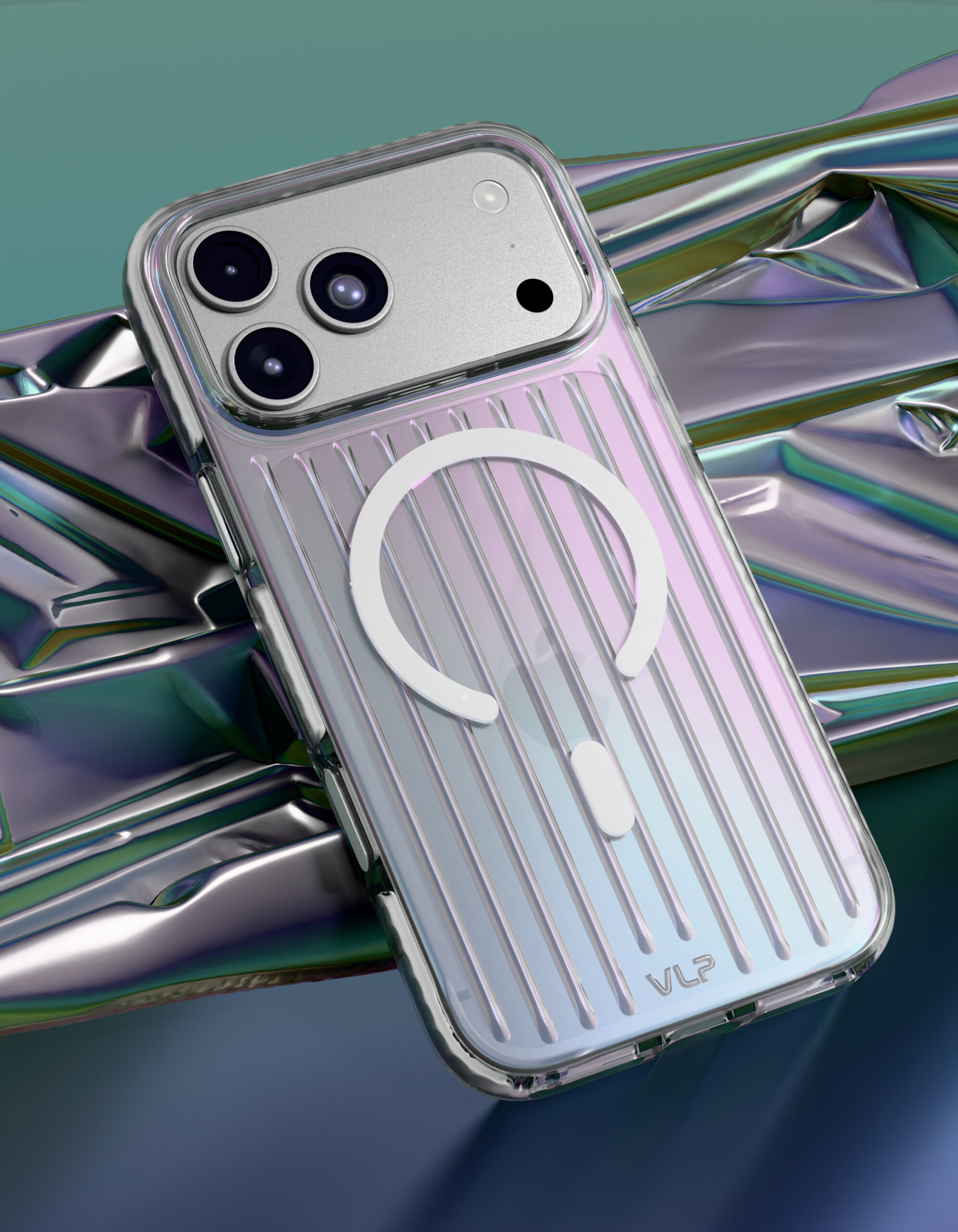 Чехол защитный VLP Pulse Case с MagSafe для iPhone 18 Pro Max, перламутр